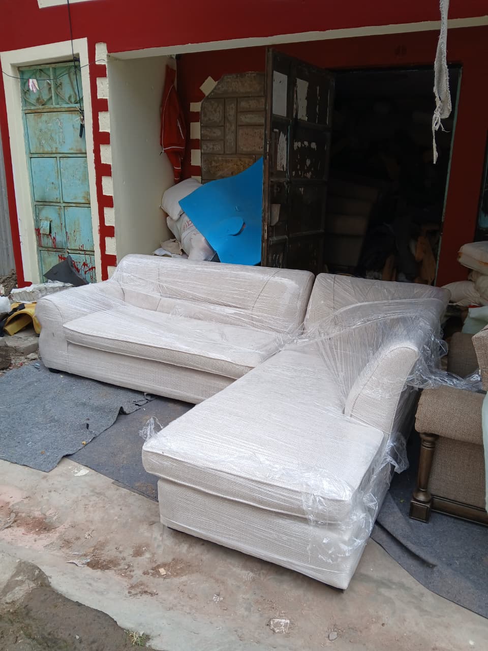 L-Shaped Sofa Designed From Scratch